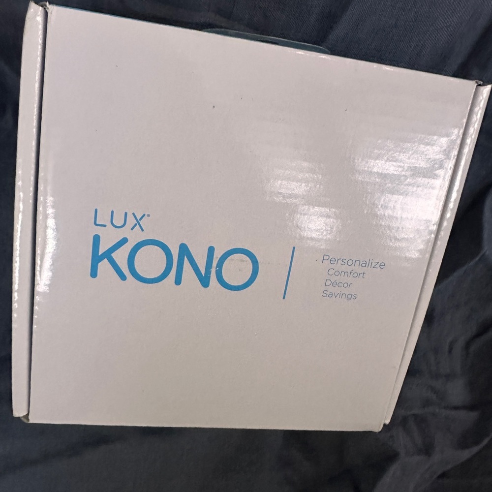 Lux Kono Smart Thermostat in White